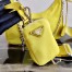 Prada Pineapple Yellow Nylon Re-Edition 2005 Shoulder Bag