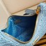 Prada Re-Edition 2005 Shoulder Bag In Blue Raffia