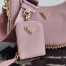 Prada Re-Edition 2005 Shoulder Bag In Pink Saffiano Leather