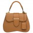 Prada Camel Large Sidonie Saffiano Leather Bag