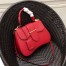 Prada Red Large Sidonie Saffiano Leather Bag