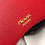 Prada Red Large Sidonie Saffiano Leather Bag