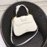 Prada White Large Sidonie Saffiano Leather Bag