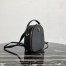 Prada Odette Backpack In Black Saffiano Leather 