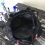 Prada Black Nylon Backpack With Red Metal Studs