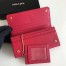 Prada Continental Wallet In Red Saffiano Leather