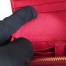 Prada Continental Wallet In Red Saffiano Leather