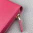 Prada Zipped Wallet In Pink Saffiano Leather