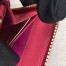 Prada Zipped Wallet In Pink Saffiano Leather