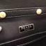 Prada Cahier Clutch In Black Saffiano Calf Leather