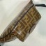 Fendi Belt Bag In Glazed Fabric With FF Motif