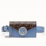 Fendi Blue Kan I F Belt Bag With FF Motif