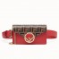 Fendi Red Kan I F Belt Bag With FF Motif