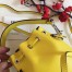 Fendi Mon Tresor Mini Bucket Bag In Yellow Calfskin