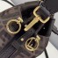 Fendi Mon Tresor Mini Bucket Bag In Tech Mesh