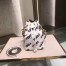 Fendi White Mon Tresor Mini Bucket Printed Bag