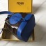 Fendi Small Mon Tresor Bucket Fabric Blue Bag