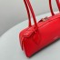 Alaia Le Teckel Small Shoulder Bag in Red Goatskin