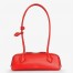 Alaia Le Teckel Small Shoulder Bag in Red Goatskin