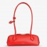 Alaia Le Teckel Medium Shoulder Bag in Red Goatskin