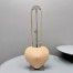 Alaia Le Coeur Heart Bag in Beige Calfskin