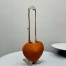 Alaia Le Coeur Heart Bag in Brown Calfskin