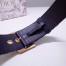 Dior Diorquake 55MM Belt In Blue Oblique Canvas