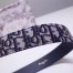Dior Diorquake 35MM Belt In Blue Oblique Canvas