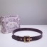 Dior Diorquake 35MM Belt In Bordeaux Calfskin