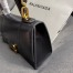 Balenciaga Hourglass XS Bag in Black Box Calfskin