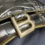 Balenciaga Hourglass XS Bag in Gold Crocodile Embossed Calfskin