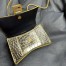 Balenciaga Hourglass XS Bag in Gold Crocodile Embossed Calfskin