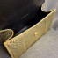 Balenciaga Hourglass XS Bag in Gold Crocodile Embossed Calfskin