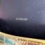Balenciaga Hourglass XS Bag in Gold Crocodile Embossed Calfskin