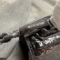 Balenciaga Hourglass XS Bag in Noir Crocodile Embossed Calfskin