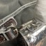 Balenciaga Hourglass XS Bag in Silver Crocodile Embossed Calfskin