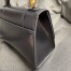 Balenciaga Hourglass Small Bag in Black Box Calfskin