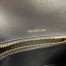 Balenciaga Hourglass Small Bag in Black Box Calfskin