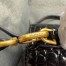 Balenciaga Hourglass Small Bag in Black Crocodile Embossed Calfskin