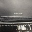 Balenciaga Hourglass Small Bag in Noir Crocodile Embossed Calfskin