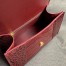 Balenciaga Hourglass Small Bag in Red Crocodile Embossed Calfskin