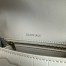 Balenciaga Hourglass Small Bag in White Crocodile Embossed Calfskin