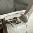 Balenciaga Hourglass Small Bag in White Crocodile Embossed Calfskin