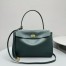 Balenciaga Rodeo Medium Bag in Dark Green Calfskin