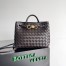 Bottega Veneta Small Andiamo Bag In Fondant Intrecciato Lambskin