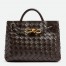 Bottega Veneta Small Andiamo Bag In Fondant Intrecciato Lambskin