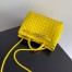 Bottega Veneta Andiamo Small Bag in Sulfur Intrecciato Lambskin