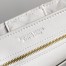 Bottega Veneta Small Andiamo Bag In White Intrecciato Lambskin