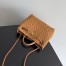 Bottega Veneta Andiamo Small Bag in Brown Intrecciato Suede