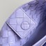 Bottega Veneta Andiamo Small East/West Bag in Lilas Intrecciato Lambskin